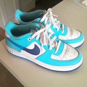 Kids Nike Air Force 1 LV8-2 White/Light Blue